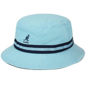 Kangol Light Blue Stripe Lahinch Bucket Hat
